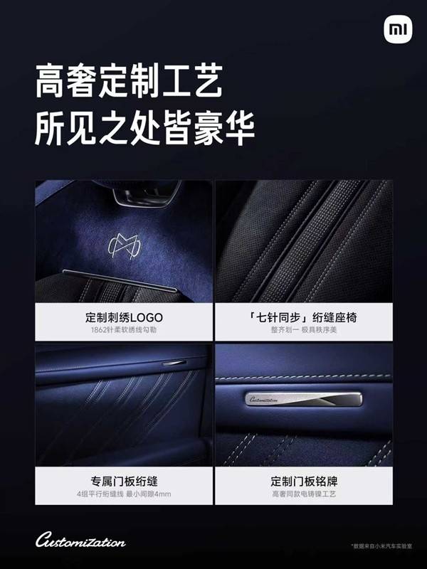 小米全新定制刺繡Logo亮相 用了1862針縫線